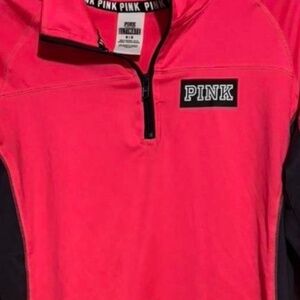 pink 1/3 zip
